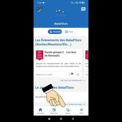 Création d'un album de photos sur le site